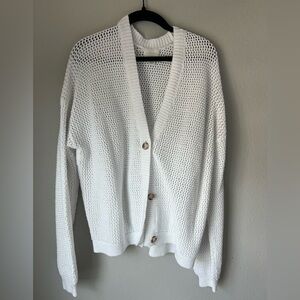 White Calson Cardigan